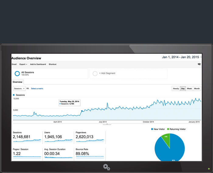 Google Analytics Screenshot