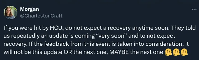 no recovery soon